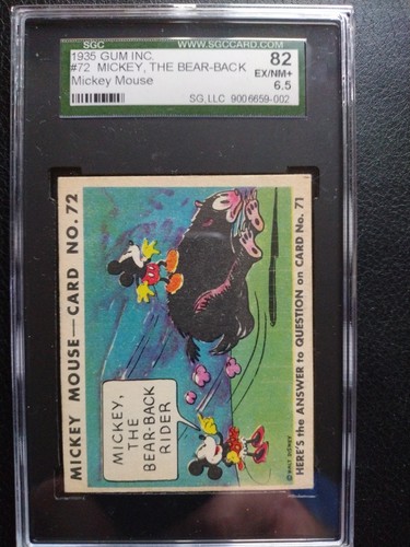 1935 mickey mouse gum - mickey, #72